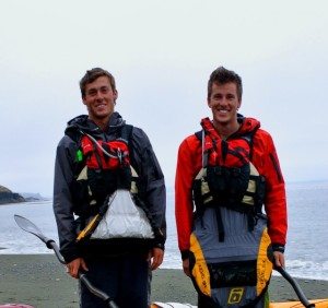 The Henry brothers on B.C.'s Nootka Island. The team's expedition is sponsored by Current Designs, Kokatat, Werner, inReach, Maptown Calgary, Sea to Summit, Joos, Trailhead Kingston, Ocean River Sports and Nikki Rekman sales