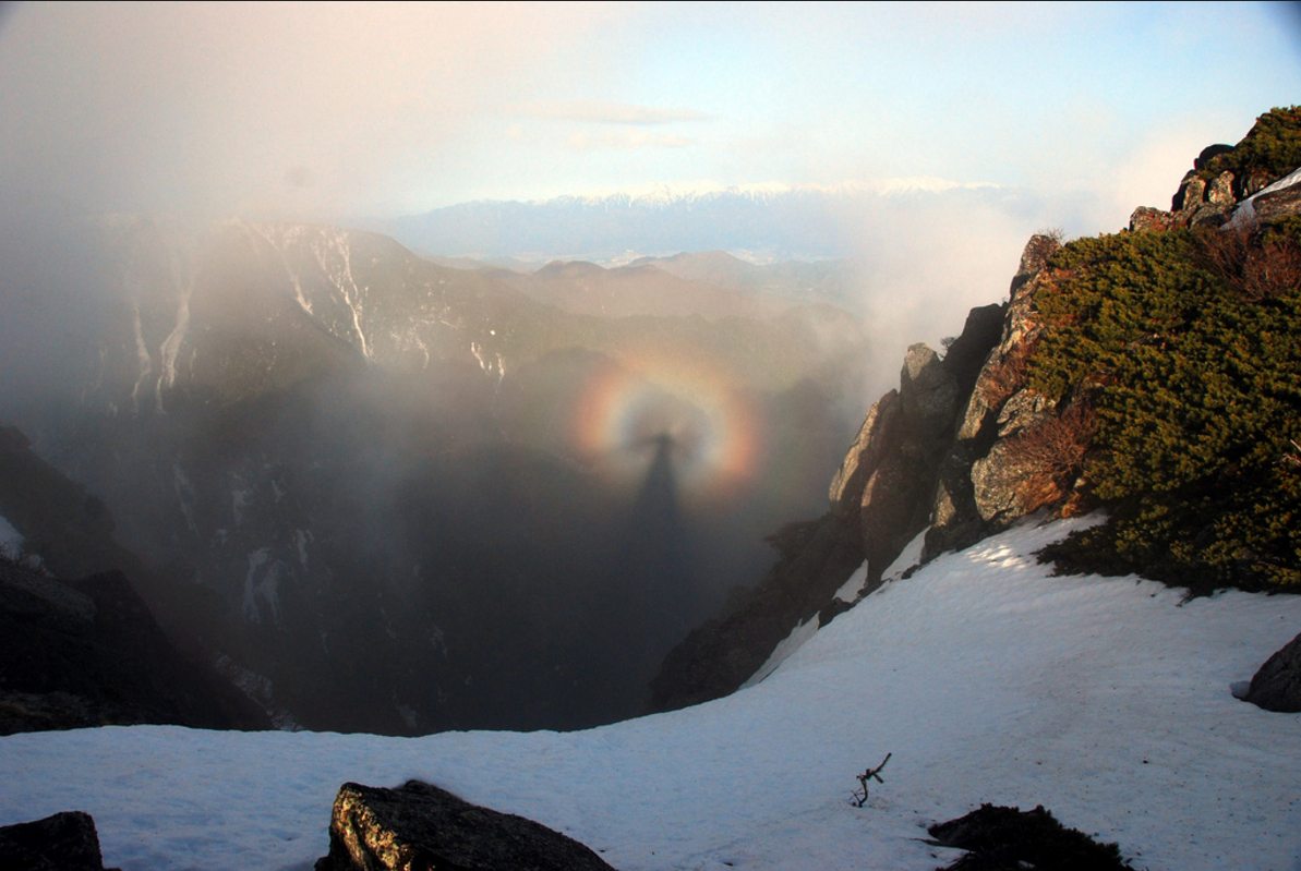 A Mountain Spectre, also known as "Buddha's Light"