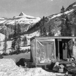 The Mulvey Basin Hut circa 1973