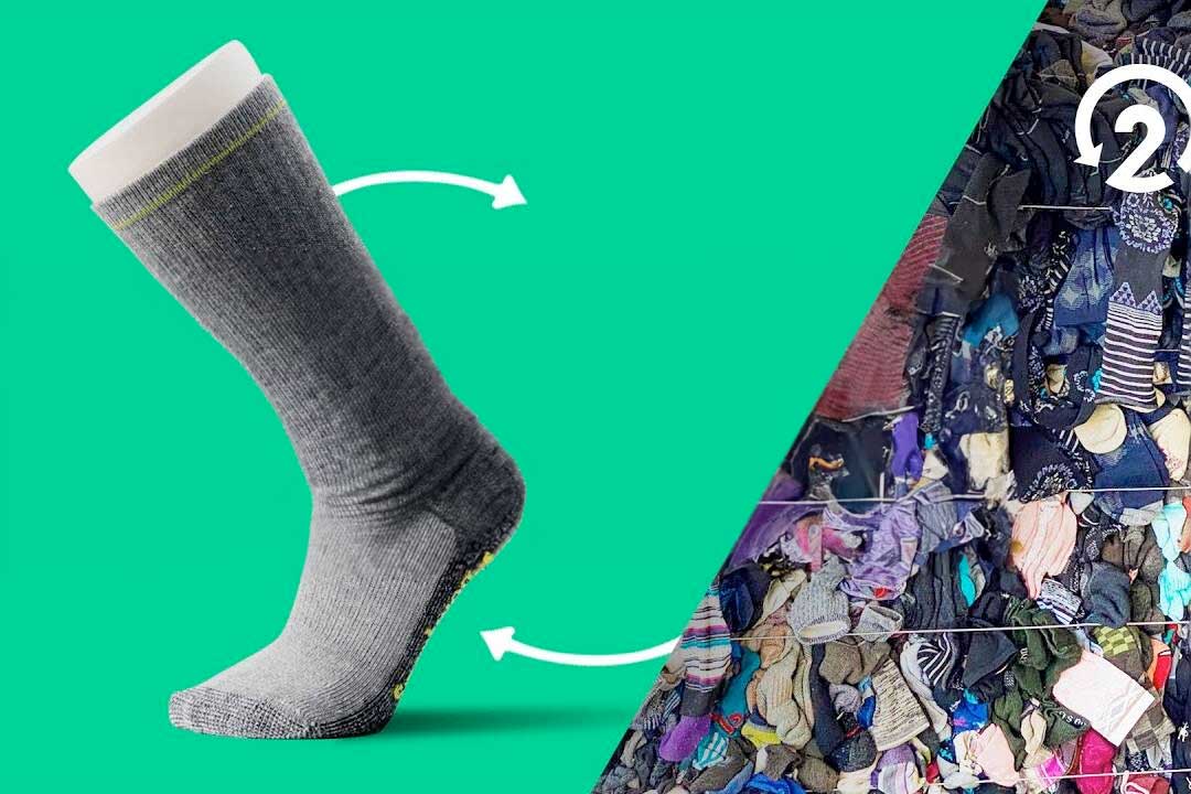 Smartwool hiking socks. The one on the left was purchased in 1999
